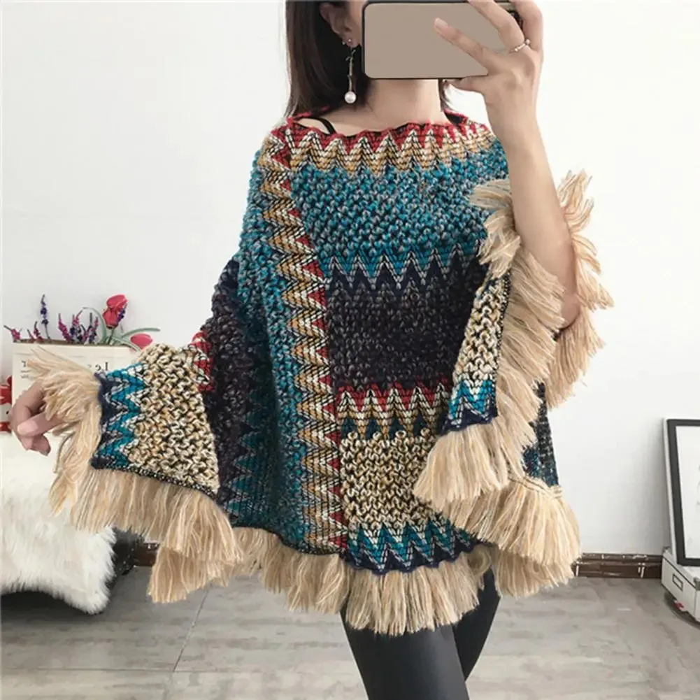poncho-laine-femme