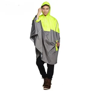 Poncho vélo pluie jaune