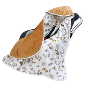 Poncho couverture bébé voiture