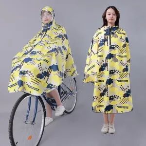 poncho vélo pluie coloré