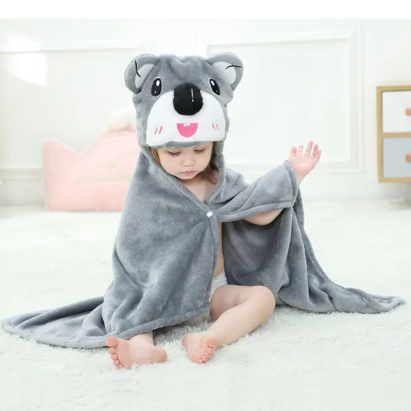 cape de bain bébé koala