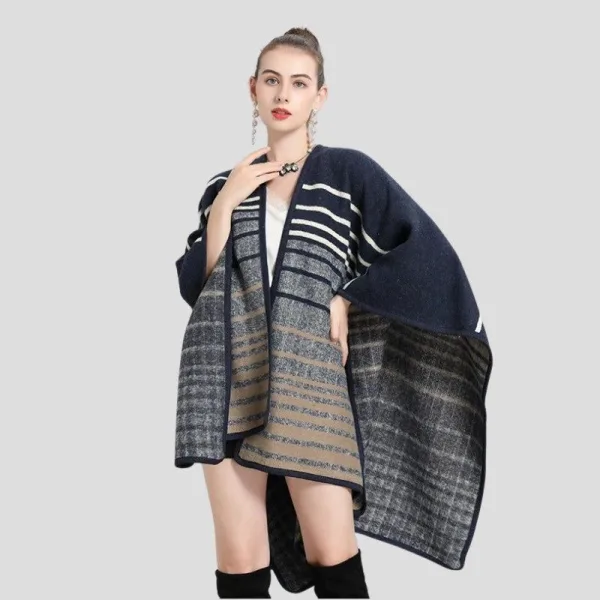 cape poncho femme cachemire
