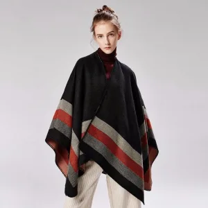 cape poncho femme hiver
