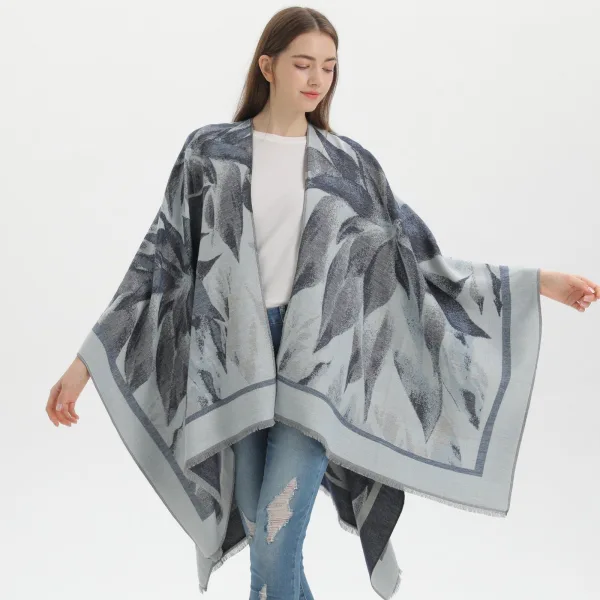 châle poncho pour femme