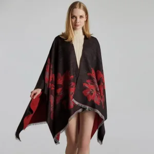 foulard poncho femme