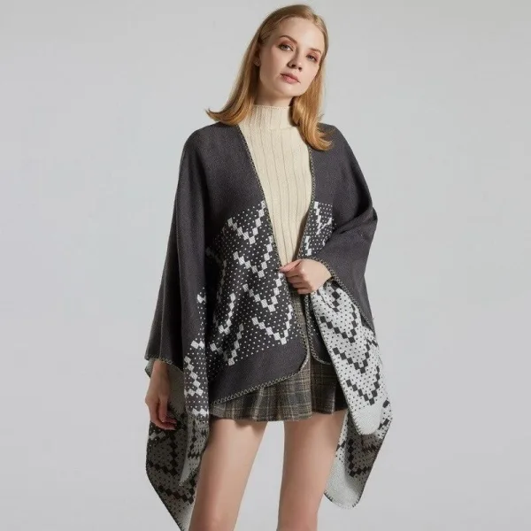 gilet poncho femme