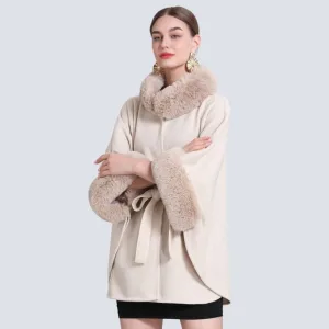 manteau cape poncho hiver femme