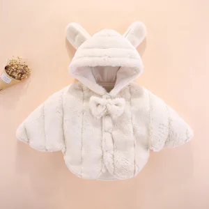 manteau poncho bébé fille