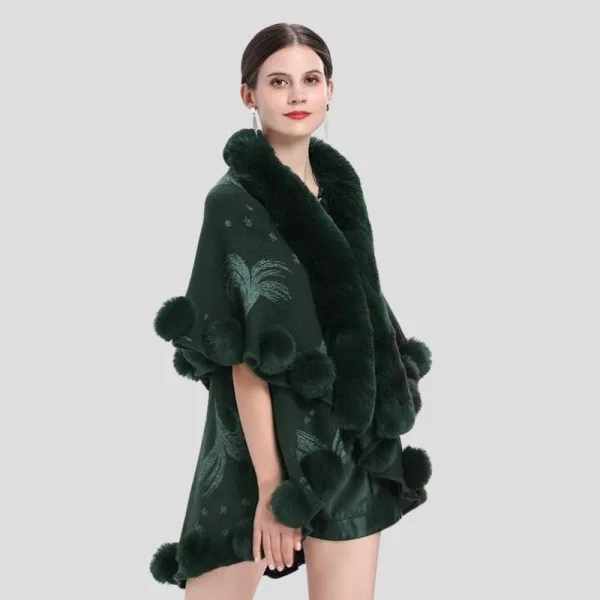 manteau poncho femme hiver