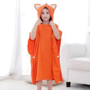 poncho bain enfant