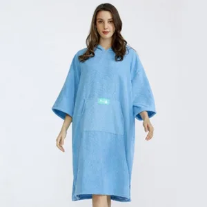 poncho bain femme