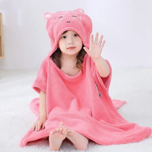 poncho bain fille kawaii