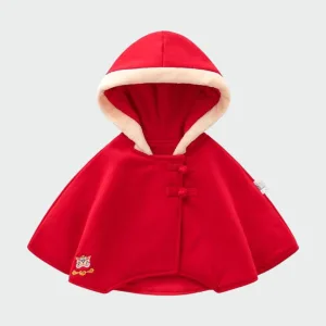 poncho bébé chaperon rouge