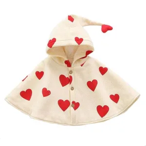 poncho bébé coton doux