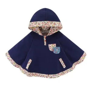poncho bébé coton hiver