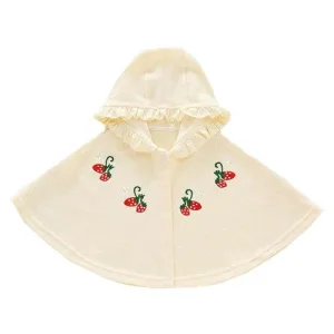 poncho bébé fille