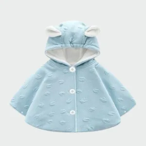 poncho bébé hiver