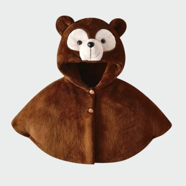 poncho bébé ours