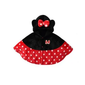 poncho bébé polaire Minnie