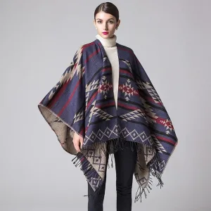 poncho bohème chic