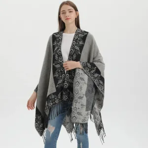 poncho cape femme
