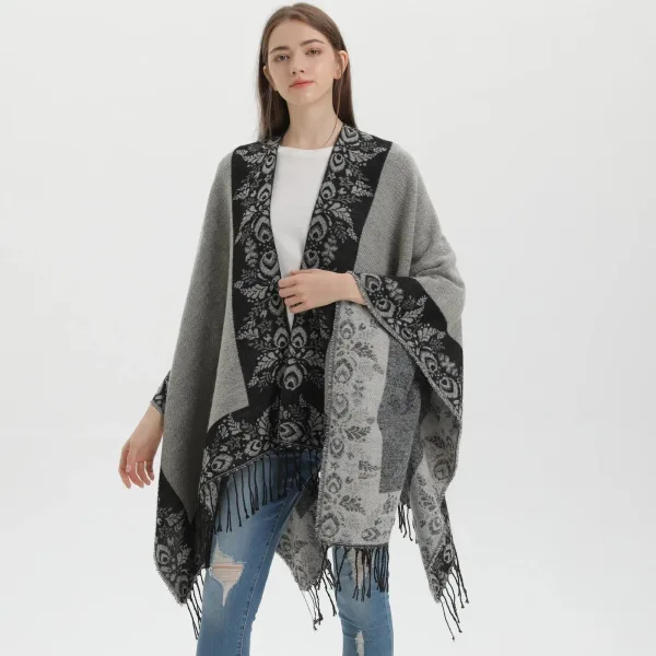 poncho cape femme