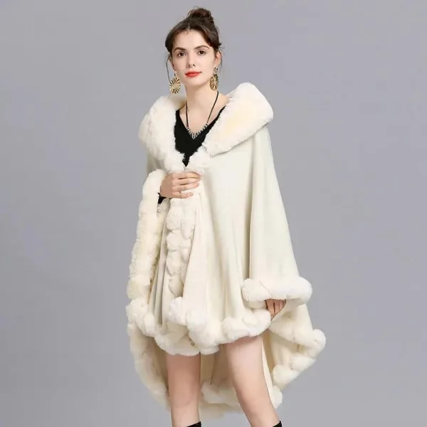 Poncho Cape Polaire Femme