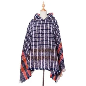 poncho femme été capuche