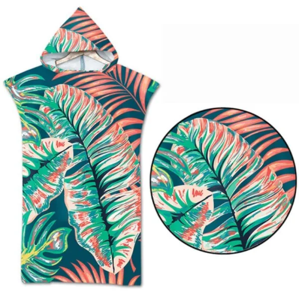 Poncho De Bain Adulte Coton