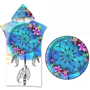 Poncho De Bain Adulte En Éponge