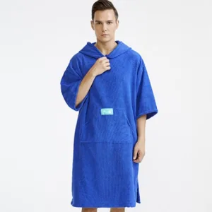 Poncho De Bain Adulte Microfibre