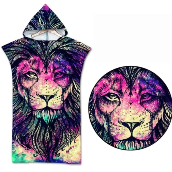 poncho de bain chaud