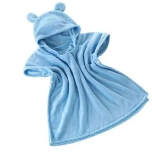 poncho de bain doux bébé