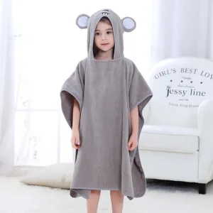 poncho de bain garçon