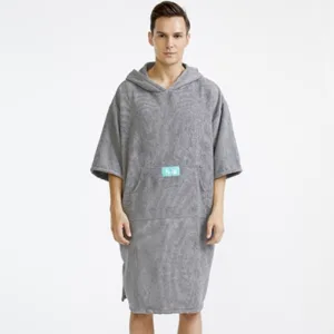 poncho de bain homme éponge