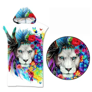 poncho de bain piscine