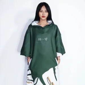 poncho de bain surf femme