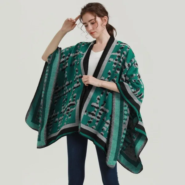 poncho élégant femme