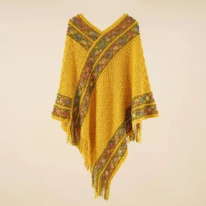 poncho en laine femme hiver