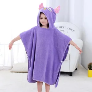 poncho enfant bain