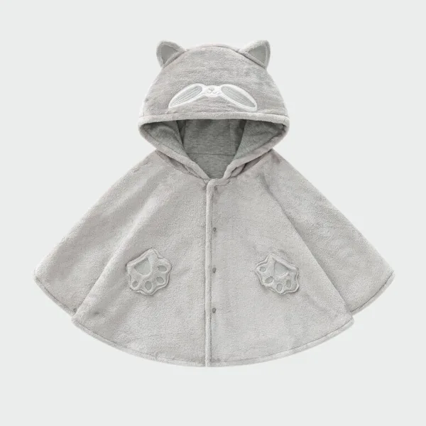 poncho enfant chat