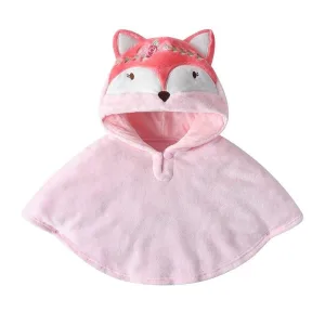 poncho enfant renard