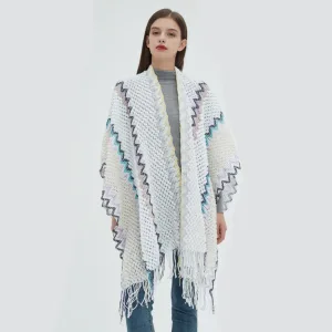 poncho ethnique femme
