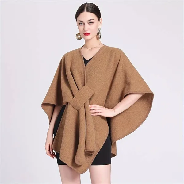 poncho femme cachemire