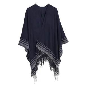 poncho femme cachemire chaud