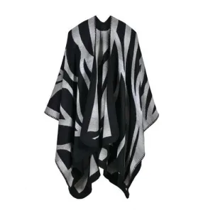 poncho femme cape hiver
