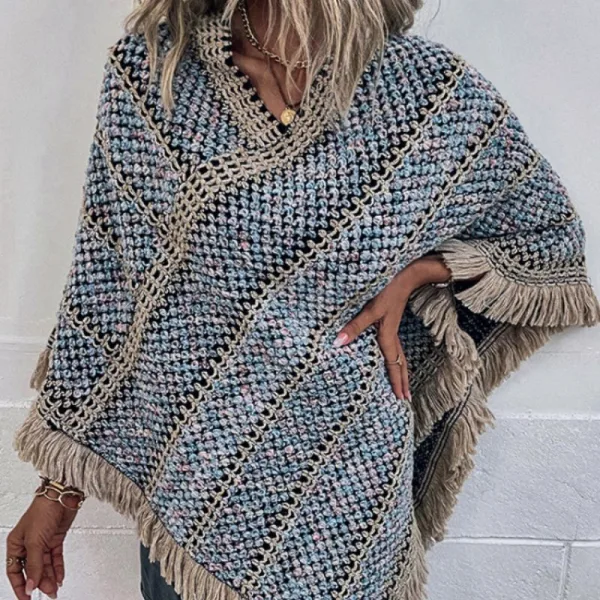 poncho femme laine alpaga