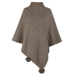 poncho femme long