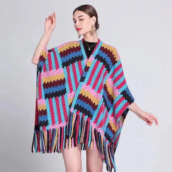 poncho femme original