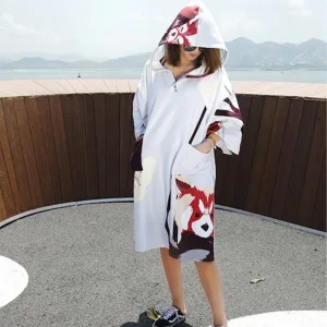 poncho femme surf